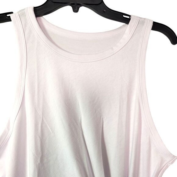 Women's  Knot Dress White Knot Mini Jersey Knit, Size Large - Picture 3 of 8